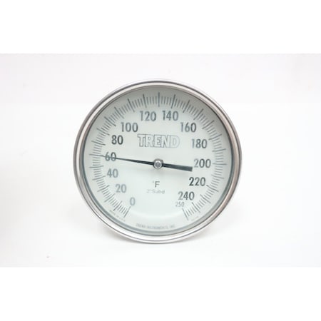5In 1/2In 6In 0-250F Npt Bimetal Thermometer